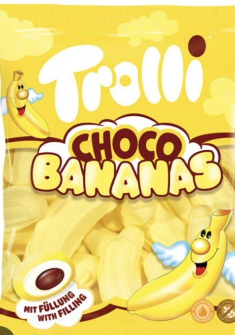 Bananes fourrées chocolat