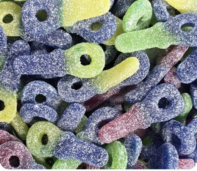 Tétine acide colorée (100g)