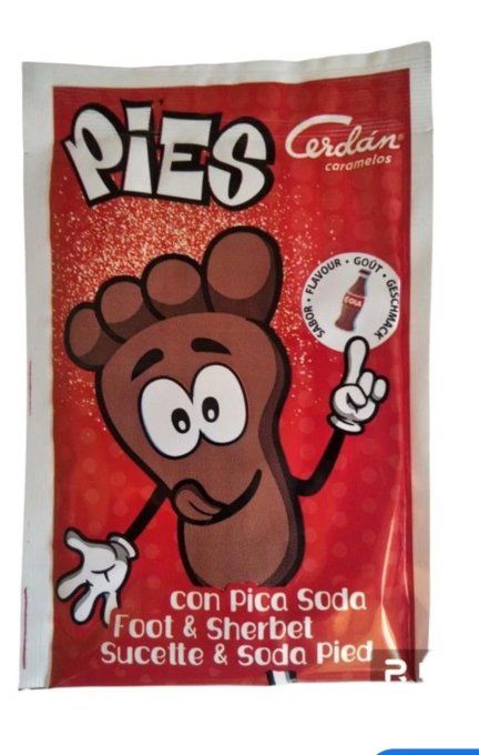 Sucette pied coca